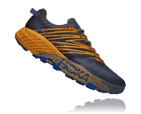 Hoka One One Speedgoat 4 - Adidasi Alergare Largi Barbati Aurii Galbeni | RO-JiVn9zz